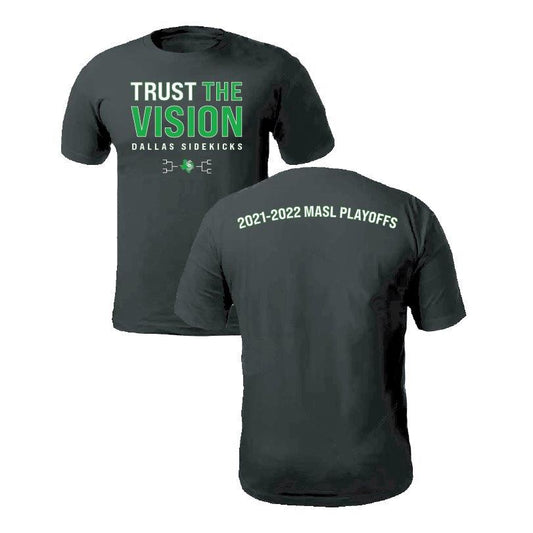 Dallas Sidekicks Trust the Vision Youth Playoff Bracket Tee